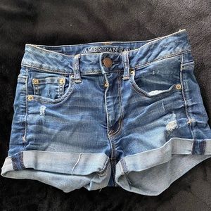 High rise shortie size 2 American eagle shorts